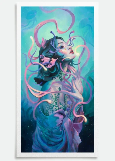 Psyche Fusion - Canvas, Medium 8x16"